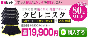 クビレニスタ5枚キャンペーンの画像